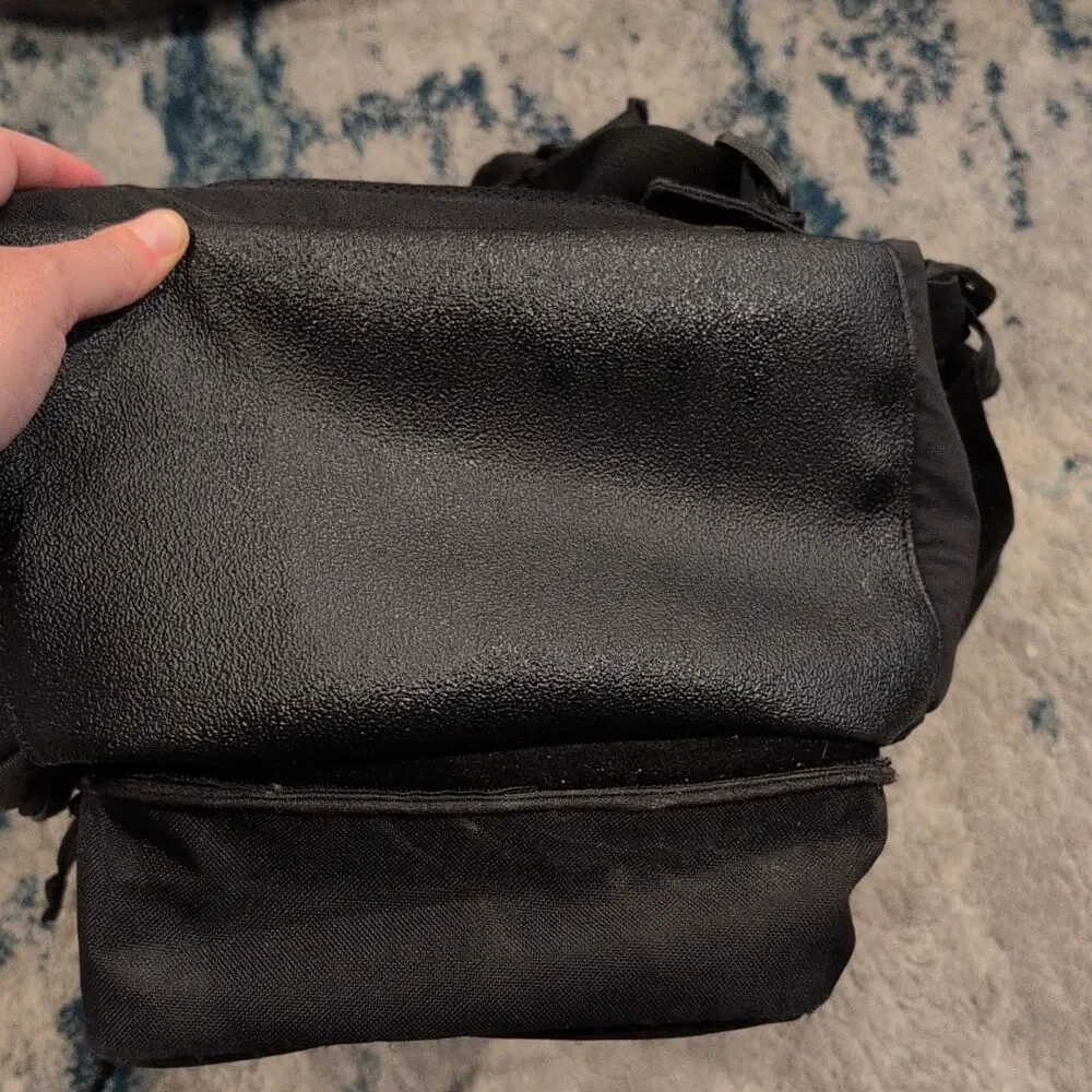 Tactical Baby Gear TBG Deuce Large Black Diaper Bag Backpack w/ MOD Panel